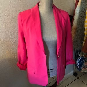 Elizabeth & James Hot Pink Blazer